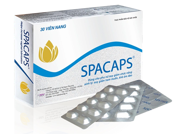 Spacaps giúp cải thiện tình trạng khô hạn khi quan hệ, suy giảm ham muốn ở nữ giới